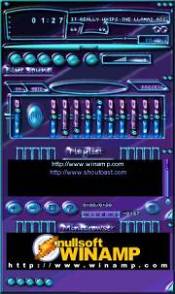 BLUE SOUND Winamp 5 Skin