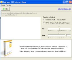 Türkçe Konuşma Metin Okuma Programı