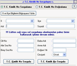 TC Kimlik No Sorgulayıcı