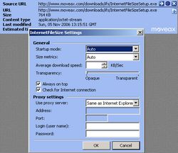 Internet File Size