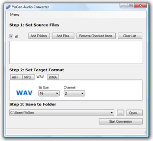 YoGen Audio Converter