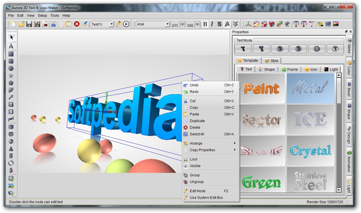 3d animation text software free download