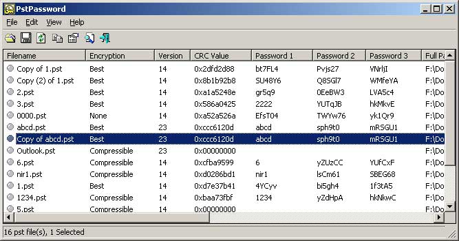 PstPassword