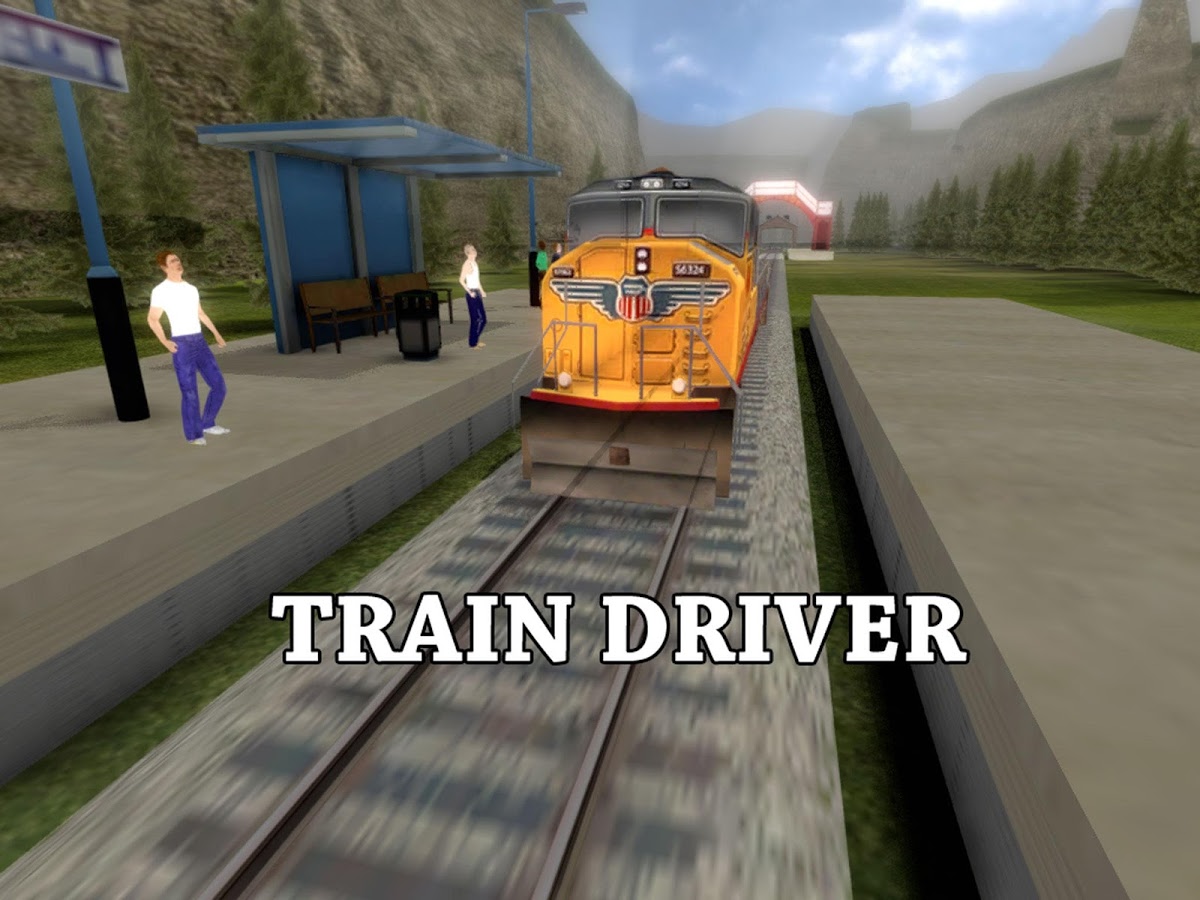 Train driving simulator