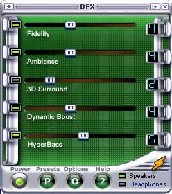 DFX for Winamp2 and 5